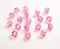50pcs Authentic Preciosa 6mm Faceted Bicone Crystal Beads Pink Rose Compatible with Swarovski Crystals 5301/5328 Pre-B637